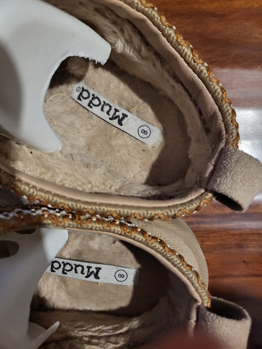 Mudd Suede Slip-On Boots in Taupe - Picture 3 of 3